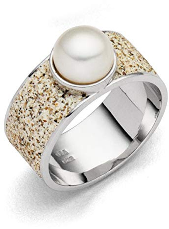 DUR Ring Strandperle, aus 925 Sterling Silber, Größe: 52, R4924.52