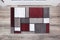 Rugshop Moderner Teppich mit Boxen, 61 x 91 cm, Rot