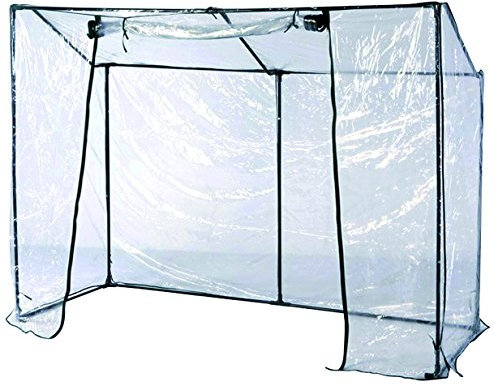 Mojawo Gewächshaus Frühbeet PVC Folie Metallrohre/Rahmen Fronttür aufroll- und verschließbar 200x77xH.150CM