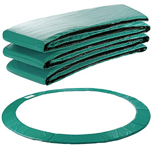 Arebos Trampolin Randabdeckung Federschutz Ø 366 cm | Trampolin Randschutz | Trampolinzubehör aus PVC und PE | Reißfest | Federabdeckung 100% UV-beständig & wasserabweisend | Grün