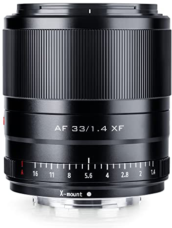 VILTROX 33mm f1.4 STM XF Auto Focus Obiettivo APS-C Compatta Grande apertura Obiettivo per Fujifilm X-mount Fotocamera X-T3 X-H1 X20 X-T30 X-T20 X-T100 X-Pro2