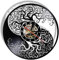 WTTA Yin et Yang Arbre de Vie Disque Vinyle Horloge Murale Feng Shui Zen Tai Chi Diagramme équilibre Esprit Symbole de la lumière LED