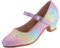 EIGHT KM Ragazze Tacco Alto Pattini di Vestito Mary Jane Principessa Festa di Nozze Pompa Scarpe EKM7015 Glitter Scintillanti Arcobaleno Cristallo Taglia EU 37
