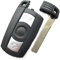 LT2CP Key case for BMW 1 Series 3 Series 5 Series 6 Series BMW Z4, X1, X3, X5, E90, E87, E60 models remote key fob 3 button