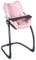Smoby - Maxi-Cosi 3-in-1 Puppenhochstuhl - für Puppen bis 42 cm, Sitzschale, Hochstuhl, Autositz & Schaukel-Sitz, Puppenzubehör für Kinder ab 3 Jahren, rosa