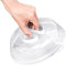 XNSHUN Mikrowellen Abdeckung Mikrowellen Deckel, Robust Und BPA-frei Spritzschutz Deckel Transparent Abdeckhaube, Haube Mit Griff Entlüftungslöchern Haube Für Mikrowellengeschirr, 22CM