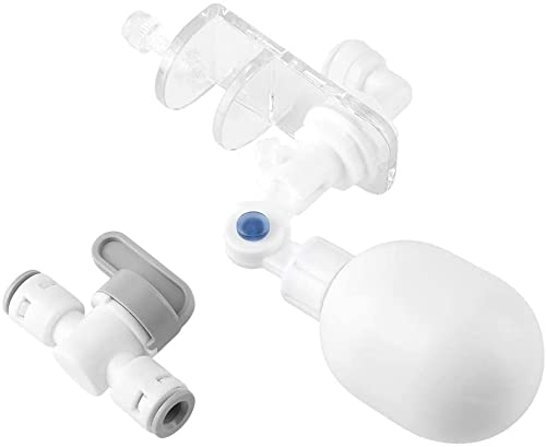 Tiardey Auto Water Filler Controller Auto-top-Off System Water Level Controller Adjustable Float Valve Mounting for Aquarium Pet Supplies