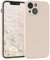 EAZY CASE - Silikonhülle für iPhone 13 Mini Hülle Silikon Case Beige weich stoßfeste Handyhülle iPhone 13 Mini Schutzhülle mit Kameraschutz Dünn Premium Schutz Cover TPU Phone Bumper in Taupe
