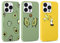 Yoedge 3 Stück Hülle für Samsung Galaxy A51 (4G) 6,5 mit Muster Aesthetic, Weich TPU Ultra Dünnes Soft Slim Flüssig Silikon Handyhülle Con Motiv, Stoßfeste Case Cover für Samsung A51 (4G), Avocado