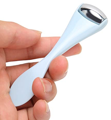 Mini Augen Eisroller, Ice Roller für Gesicht und Augen, Augen Eisroller Mini tragbar Edelstahl Gesichts Eisroller Faltenreduzierung Hautpflege für die Gesichts und Augenmassage