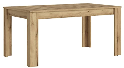 Home4You Esstisch - Coast Evoke Eiche Dekor - 160 x 90 cm - ausziehbar