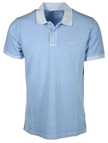 GANT Sunfaded Piqué Polo Shirt Gentle Blue