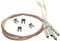 eRicambi® 4 Candelette per Accensione Elettronica del fornello del Piano Cottura a Gas, Compatibile con Bosch Siemens Ariston Smeg, Dimensioni candeletta 35 (mm) Lunghezza totale: 604 (mm)