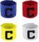 4 Stück Kapitänsbinde Kinder Fussball Capitan Armbinden, Verstellbare Kapitansbind Kinder, Multicolor Kapitän Band Fußball Elastic Spielführerbinde, Kapitäns Armbinden für kinder Junior Vereine Sport