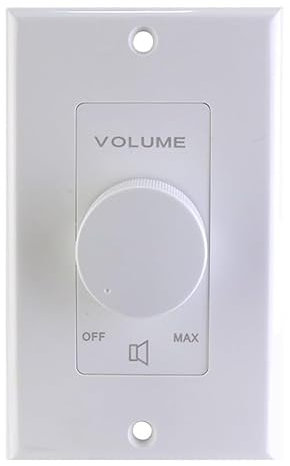 Saga Elite Impedanz passende Lautstärkeregler 100 W (Weiß, Mandel, Elfenbein)