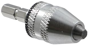 WITTKOWARE Miniatur Schnellspann-Bohrfutter für Akkuschrauber, für Bithalter mit 4mm-Schaft, Spannbereich 0,3 bis 3,2mm