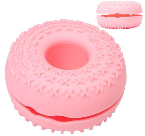 Make-up-Pinsel-Reinigungsschüssel | Kosmetikpinsel-Reinigungswerkzeug, Donut-Form, Make-up-Pinsel-Reinigungspads, vertikaler Make-up-Pinsel-Schrubber für Frauen