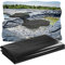 Rivestimento per laghetto in polietilene nero, spessore 35S, per pesci koi, laghetti, piscine e laghetti, 3 x 8 m