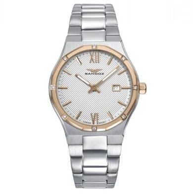 Sandoz - Reloj Acero IP Y Diamantes Cread Sra Sa - 83006-83