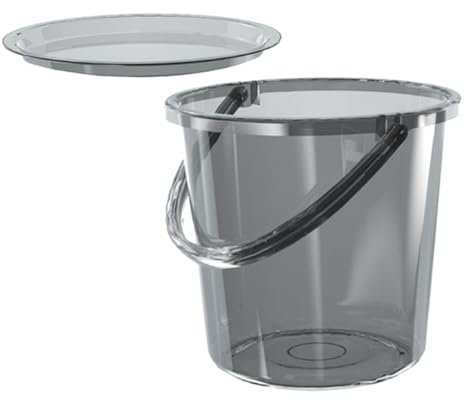 Cabilock Bucket Set Wash Basket Portable Washing Machine and Dryer Water Bucket Holders Sink Drainer Portable Water Tank House Water Dispenser Jug Water Jug Stand Large Plastic Light Grey