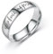 Edelstahlring mit Gravur „Keep F*cking Going“, Paarring, Freundesband, Geschenke, 6 mm, Silber, 7#