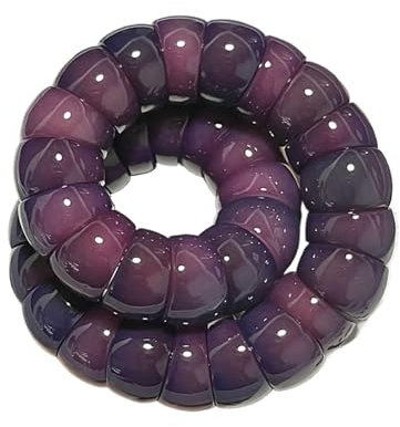 Generisch Bodhi-Perlen-Armband zur Linderung von Angstzuständen, Armbänder mit natürlichen Bodhi-Samen-Perlen, Heilperlen-Armbänder, Schmuck für Frauen (Dark Purple)