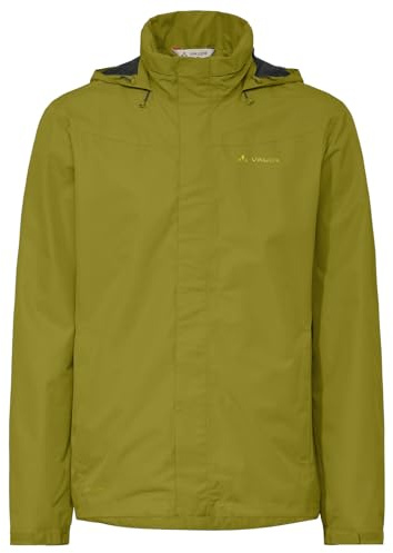 VAUDE Escape Bike Light Regenjacke Herren – Fahrradjacke wasserdicht atmungsaktiv winddicht, 2-Lagen mit verstaubarer Kapuze