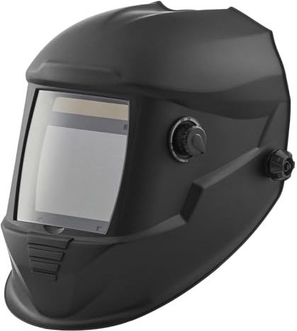 VEVOR Welding Helmet Auto Darkening, 3.94 x 3.15 True Color Welding Hood, Solar-Powered Welder Mask 4 Arc Sensors, Wide Shade 4/5-9/9-13 for TIG MIG Weld Cutting Grinding Application - METIS Series