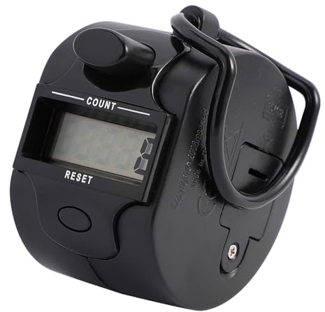 Cabilock 2 Pièces Compteur Manuel à Main Chiffres Léger et Compact Compteur Cliquet Numérique Portable pour Sport École et Bureau Lot de Couleurs Aléatoires Couleur Aléatoire