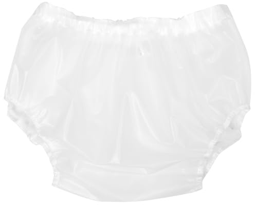 TEMPNAP Copri Pannolini in Plastica Tpu Riutilizzabile per Adulti Bianco Satinato Protezione Incontinenza per Uomini e Donne in Piscina e Casa
