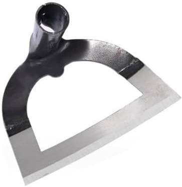 MEISO Cortile Agricoltura Zappa da Giardino per Erbacce, Zappa per Orto, Zappa Cava, Sarchiatore per Erbacce, Attrezzi da Giardino per Piantare Ortaggi, Mano Agricolo Giardinaggio Sostituzione (26 cm)