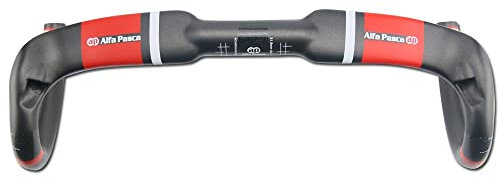 Alfa Pasca Radfahren Carbon Lenker Rennrad 4 Löcher Innen 31,8 * 400 mm UD Matt Interne Routing Fahrradlenker