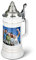 PhotoFancy® - Bierkrug mit Foto bedrucken - Krug personalisieren - Humpen mit eigenem Motiv selbst gestalten (Ständerkrug mit Zinndeckel 0,5 L)