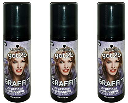 Schwarzkopf Got2b Graffiti Spray Haarfarbe, Cupcake Lila Inhalt: 1x120ml Farbspray