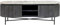 Kare Design Lowboard Glenn, Grau/Schwarz, Sideboard, Marmor Deckplatte, Massivholz, Stahlgestell, mit 2 Türen, Wohnzimmer, Büro, 55x151x42 cm