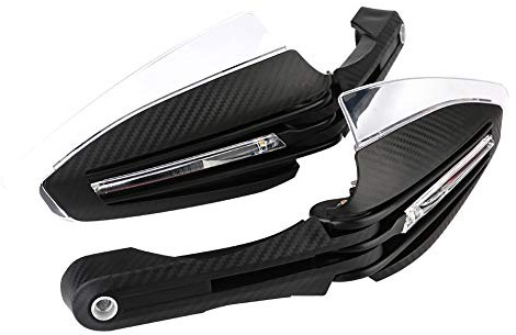 Handschützer, schwarzer ABS-Kunststoff-Handschutz, für 22 mm (7/8) Außendurchmesser Lenker für Hände Außendurchmesser Lenker für Motorräder