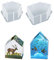 Cayway Silikonformen Epoxidharz Groß, 2 Größe Haus Schmuck Silikonform Epoxy Resin Moulds Silicone Harz Gießen Formen für Blumenkonservierung, Haus Dekoration