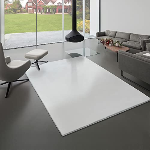 Mia´s Teppiche Bella Kuscheliger Hochflor Langflor Wohnzimmer Fellteppich, Super Soft, Kunstfell, Flauschig, Creme, 200 x 290 cm
