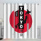 AKATIE Tokyo Rideau Thermique Isolant Anti Froid 2 Pièces Rideaux Japon Blanc Rideau Occultant 3D Impression Moderne Salon Chambre Rideaux Acoustiques （183x214 cm）