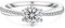 KRKC&CO Verlobungsring Damen Moissanite Ringe, 1 Karat Diamant Solitärring, VVS1 D Farbe, 925 Silber Weißgold Trauring Eheringe, Verlobung Verlöbnis Hochzeit Jubiläum Geschenk für Frauen, 50 (15,9)