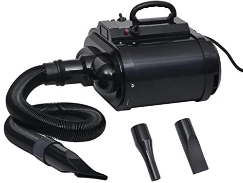 CIADAZ Asciugatrice per Animali Motore Doppio Nero,Articoli per la Cura dell'aspetto degli Animali Domestici,Asciugatori per Animali Domestici(SPU:170936)