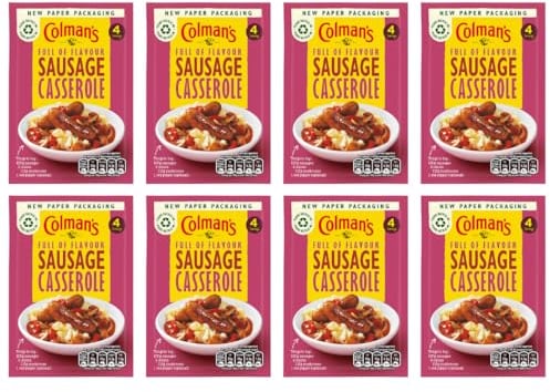 Traditional Colmans recipe packet mixes (8x39g Sausage Casserole)