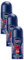 NIVEA MEN Dry Impact Deo Roll-On (50 ml), Anti-Transpirant für ein trockenes Hautgefühl, 72h Schweiß-Schutz und Dual-Active-Formel (Packung mit 3)