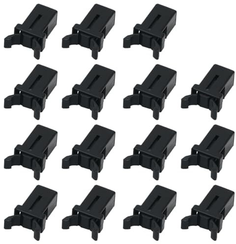 AORVYUI 15 x Touch Top Bin Lid Plastic Repair Replacement Compatible with Brabantia 3 to 50 Litre Touch Lid Bin Car Sunglasses Set Black
