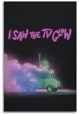 AAHARYA Filmposter „I Saw The TV Glow“, Druck, abstrakte Bauernhaus-Galerie, ästhetische Raumdekoration für Schlafzimmer und Badezimmer, ohne Rahmen, 20 x 30 cm