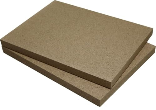 Vermiculite-Platte SENDEO 25 mm Stärke | 400 x 300 mm (2 Stück)