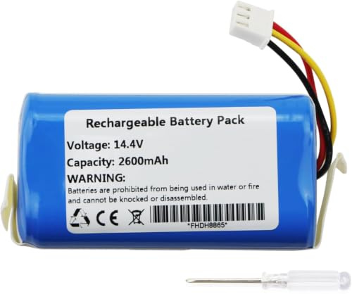 ANTIEE Vacuum Cleaner Batterie Akku Kompatibel mit CECOTEC ICR18650-14 Conga 2299, Conga 2299 Ultra Home Vital Roboter staubsauger, Roboter Total Clean Staubsauger 14.4V 2600mAh