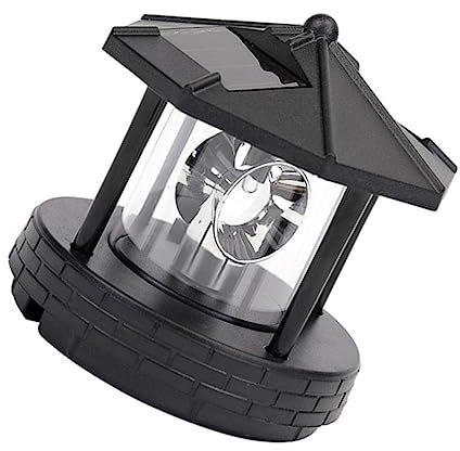 BCOATH 1Stk Sonnenlicht Kreative Solar-Gartenleuchten LED-Terrassenbeleuchtung Outdoor- LED-Kappe Lampe led-light solarlampen Solar-Außenleuchten rotierende Solarleuchten Plastik