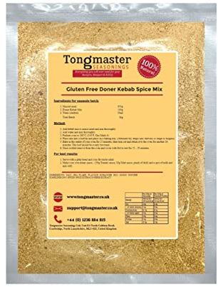 Gluten Free Doner Kebab Seasoning Spice Mix - 500g