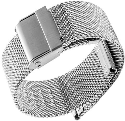 honyeuk Milanese-Loop-Uhrenarmband für DW-Uhrenarmband für Daniel Wellington. Bandbreite aus Edelstahl(Silver,18mm)